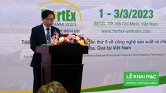Khai mạc HORTEX VIETNAM 2023 – Triển lãm về công nghệ sản xuất và chế biến Rau, Hoa, Quả tại Việt Nam