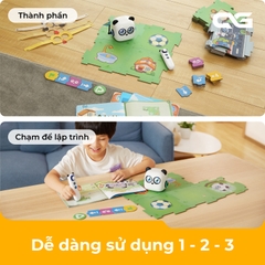 Đồ chơi robot giáo dục tư duy logic cho trẻ mẫu giáo - Makeblok mTiny Discover Kit - Robot gấu trúc - Dành cho trẻ trên 3 tuổi