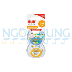 Bộ 2 ti giả cao su Happykids 0-6m