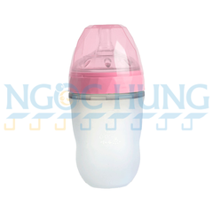 Bình Silicone Gluck kim cương 240ml