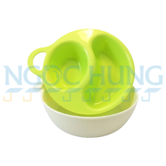 Tô 3 ngăn có nắp đậy