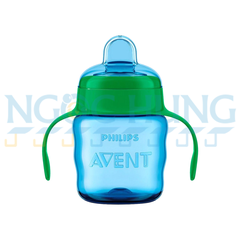 Bình tập uống nhiều màu 200ml cho trẻ trên 6 tháng tuổi ( Xanh)