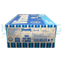 Sữa nước Vinamilk 100% ít đường 180ml