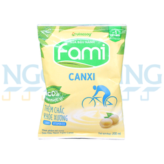 Sữa nước Vinasoy Fami canxi bịch 200ml