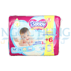 Tã dán siêu thấm Bobby M 76 miếng