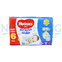 Tã dán sơ sinh Huggie Dry size S 54M