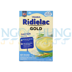 Bột ăn dặm Ridielac Gold gạo sữa 200g