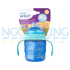 Bình tập uống nhiều màu 200ml cho trẻ trên 6 tháng tuổi ( Xanh)