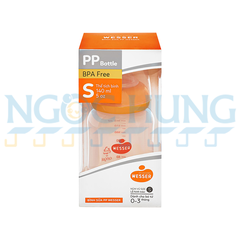 Bình sữa wesser cổ nhỏ 140ml