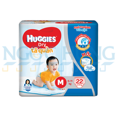 Tã quần Huggies Dry M 6-11KG 22 miếng