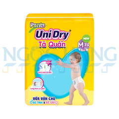 Tã quần UniDry size M 74 miếng