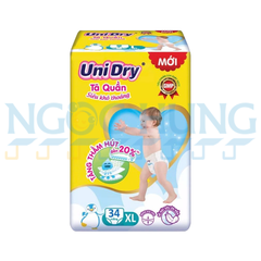 Tã quần Unidry size XL 34 miếng