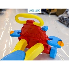 Xe tập đi cho bé kết hợp xe chòi chân thả khối Winfun 0875-01 (có nhạc)