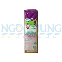 Sữa nước Kun trái cây nho 180ml