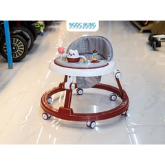 Xe tập đi tròn cho bé 605T (có nhạc đèn, có bàn ăn)