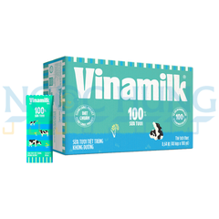 Sữa tươi tiệt trùng Vinamilk 100% không đường 180ml