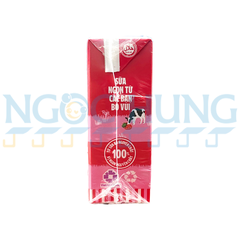 sữa tươi tiệt trùng vinamilk 100% dâu 110ml