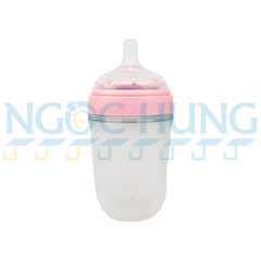 Bình sữa  Silicone Gluck kim cương 240ml