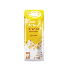sữa chua uống tiệt trùng Nestlé Acti- V yến mạch 180ml