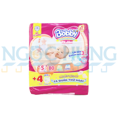 Tã dán Bobby size S 80 miếng