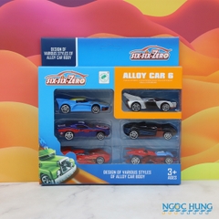 Hộp xe sắt 6 chiếc 8618