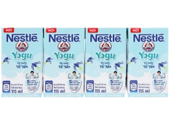 Sữa chua uống tiệt trùng tổ yến Nestlé Yogu 115ml