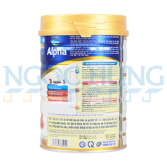 Sữa bột Vinamilk Dielac Alpha Step 1 900g (0-6 tháng)