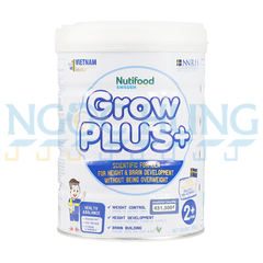 Sữa bột Nutifood GrowPlus Trắng 2+ 850g (2 tuổi trở lên)