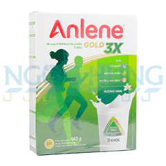 Sữa bột Anlene Gold 3X hộp giấy 440g (40 tuổi trở lên)