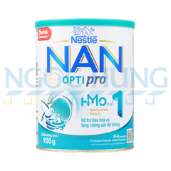 Sữa bột Nestle NAN Optipro HMO 1 900g (0-6 tháng)