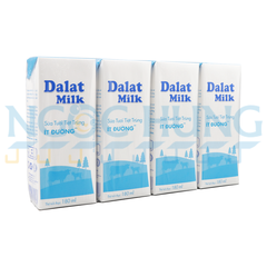 Sữa nước Dalat Milk ít đường 180ml