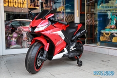 Xe mô tô điện cho bé R15-t (tay ga) vàng, xanh, đỏ, trắng