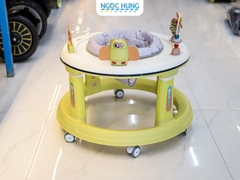 Xe tập đi tròn cho bé 105 (có nhạc đèn, có bàn ăn)