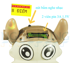 Bò sữa 2 trong1 bập bênh, chòi chân