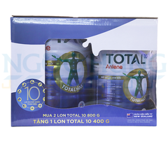 Bộ 2 Anlene Total 10 Vani 800g tặng 1 400g