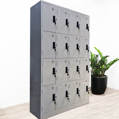 Tủ Locker Văn Phòng Bằng Sắt 16 Ô L1200 x W450 x H1830mm