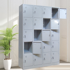 Tủ Để Đồ Nhân Viên 20 Ô, Tủ Locker Sắt L1200 x W450 x H1830mm