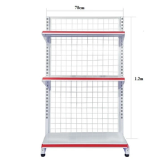 Giá kệ siêu thị đơn , kệ áp tường  ( dài 700 x rộng 350 x cao 1200) mm 3 tầng 