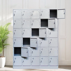 Tủ Để Đồ Nhân Viên, Tủ Sắt Locker 30 Ô L1500 x W450 x H1830mm
