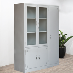 Tủ sắt văn phòng k5 VP  kích  thước dài 1350 x sâu 450 x cao 1830 mm