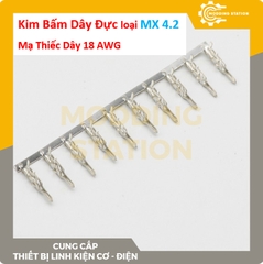 Kim Bấm Dây Cái 5557/ Đực 5559 MX 4.2mm Mạ Thiếc Dây 18AWG