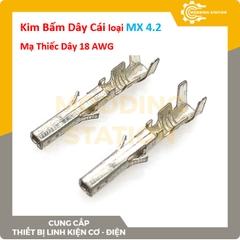 Kim Bấm Dây Cái 5557/ Đực 5559 MX 4.2mm Mạ Thiếc Dây 18AWG
