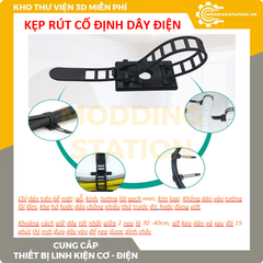 Set 10 nẹp rút dây điện cố định đa năng (keo 3M siêu bền)