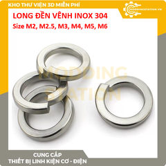Long đền vênh inox 304 size M8