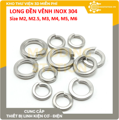 Long đền vênh inox 304 size M8