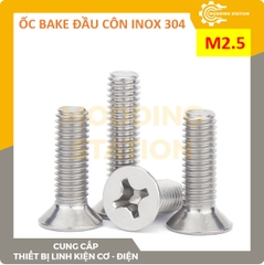 Ốc Bake đầu côn inox 304 size M2.5x30