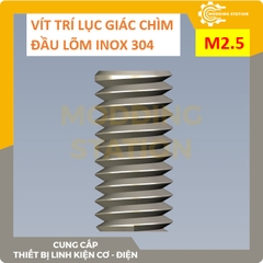 Vít trí lục giác chìm đầu lõm inox 304 size M2.5x8