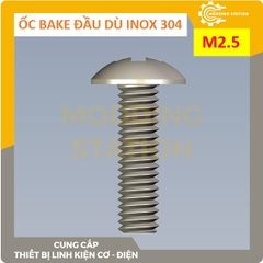 Ốc Bake đầu dù inox 304  size M2.5x6