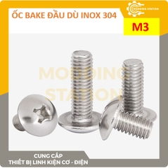Ốc Bake đầu dù inox 304  size M3x40