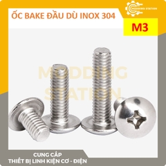 Ốc Bake đầu dù inox 304  size M3x40